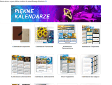 Tablet Screenshot of pieknekalendarze.pl